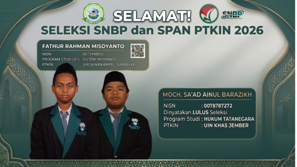 2 Siswa SMK TI Annajiyah Lolos PTN Jalur SNBP dan SPAN-PTKIN 2026